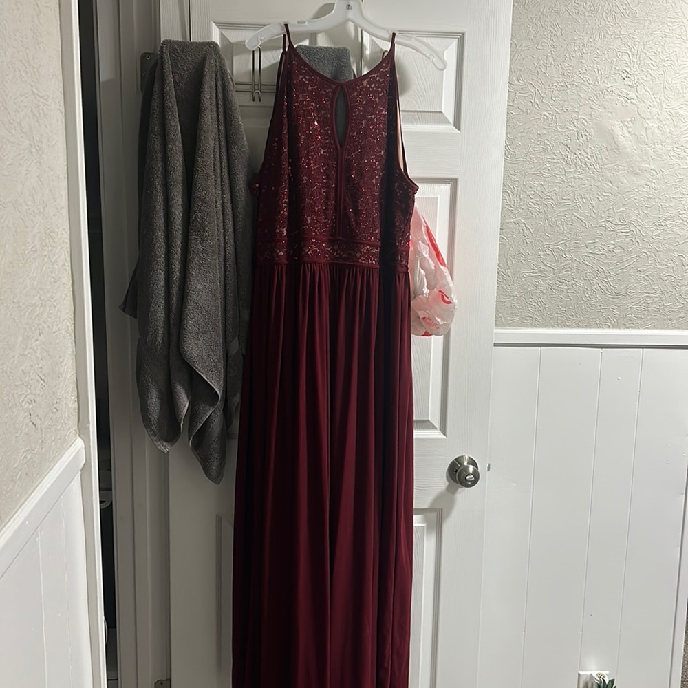 Womens plus size evening gown